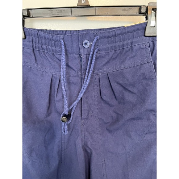 Gitano Vintage Polyester Pants High Waist Pleated Draw String Elastic 26 Waist - Picture 3 of 14